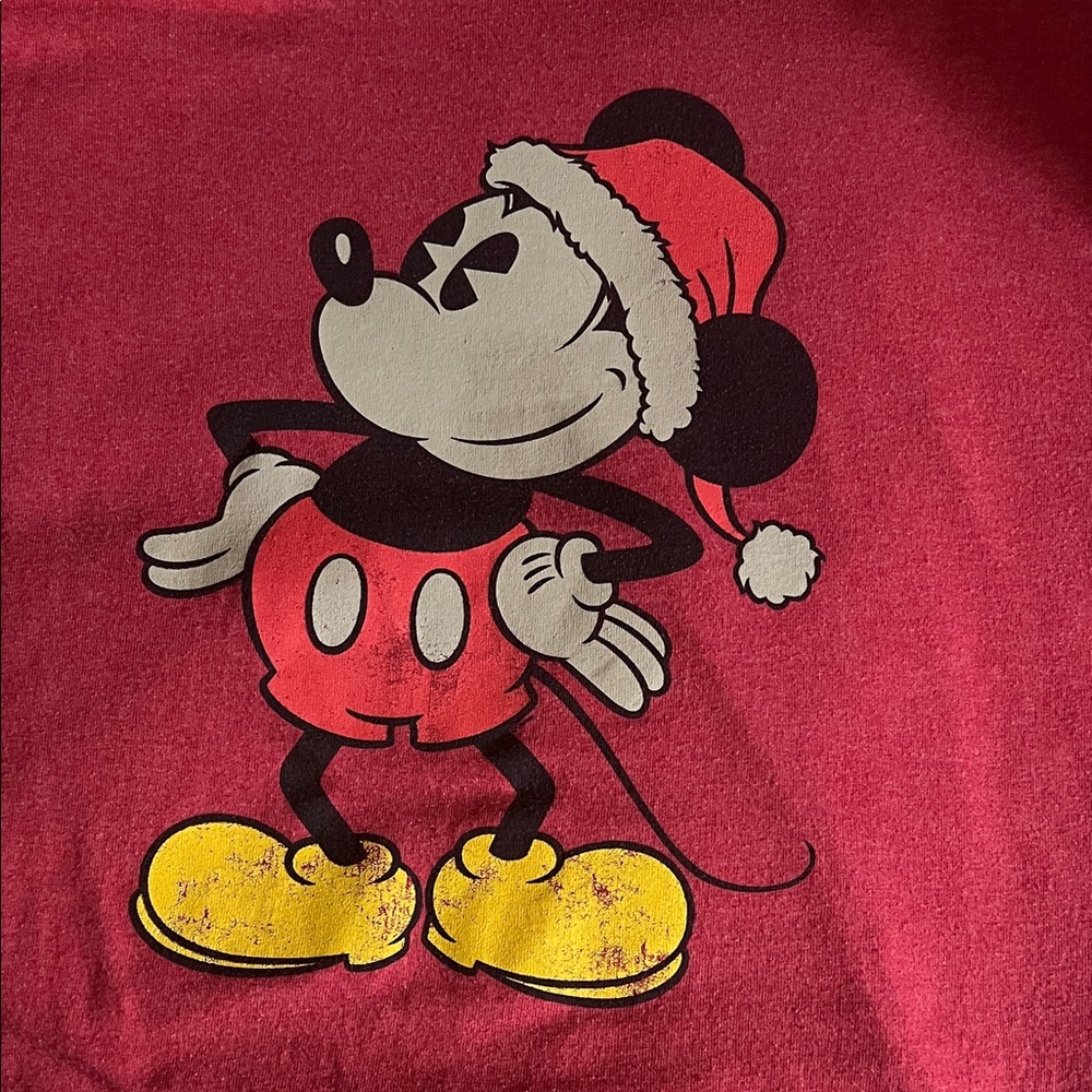 Mickey Mouse Christmas T-shirt Size XXL